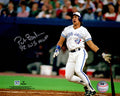 Pat Borders Signed Toronto Blue Jays 1992 World Series Batting Action 8x10 Photo w/92 WS MVP - BOR08P100 - Pat Borders Signed Toronto Blue Jays 1992 World Series Batting Action 8x10 Photo w/92 WS MVP product image