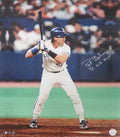 Pat Borders Signed Toronto Blue Jays 1992 World Series Batting Action 16x20 Photo w/92 WS MVP - BOR16P100 - Pat Borders Signed Toronto Blue Jays 1992 World Series Batting Action 16x20 Photo w/92 WS MVP product image