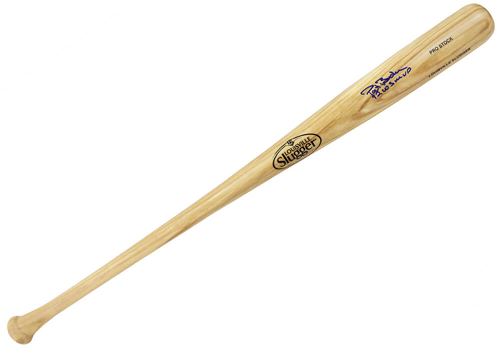 Pat Borders Signed Louisville Slugger Pro Stock Blonde Baseball Bat w/92 WS MVP - BORBAT100 - Pat Borders Signed Louisville Slugger Pro Stock Blonde Baseball Bat w/92 WS MVP product image