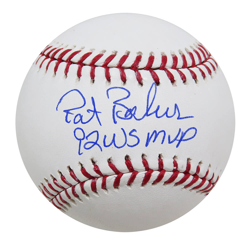 Pat Borders Signed Rawlings Official MLB Baseball w/92 WS MVP - BORBSB100 - Pat Borders Signed Rawlings Official MLB Baseball w/92 WS MVP product image