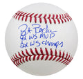 Pat Borders Signed Rawlings Official MLB Baseball w/92 WS MVP, 2x WS Champs - BORBSB101 - Pat Borders Signed Rawlings Official MLB Baseball w/92 WS MVP, 2x WS Champs product image