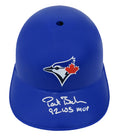 Pat Borders Signed Toronto Blue Jays Souvenir Replica Baseball Batting Helmet w/92 WS MVP - BORBTH100 - Pat Borders Signed Toronto Blue Jays Souvenir Replica Baseball Batting Helmet w/92 WS MVP product image