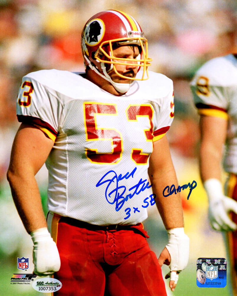 Jeff Bostic Signed Washington Redskins 8x10 Photo w/3x SB Champ - BOS08P300 - Jeff Bostic Signed Washington Redskins 8x10 Photo w/3x SB Champ product image