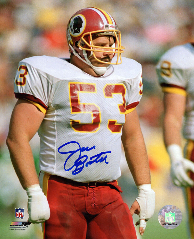 Jeff Bostic Signed Washington Football Team White Jersey 8x10 Photo - BOS08P304 - Jeff Bostic Signed Washington Football Team White Jersey 8x10 Photo product image