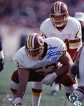 Jeff Bostic Signed Washington White Jersey Center Stance Action 8x10 Photo - BOS08P307 - Jeff Bostic Signed Washington White Jersey Center Stance Action 8x10 Photo product image
