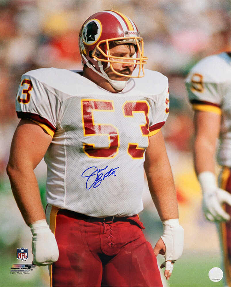 Jeff Bostic Signed Washington Football Team White Jersey 16x20 Photo - BOS16P310 - Jeff Bostic Signed Washington Football Team White Jersey 16x20 Photo product image