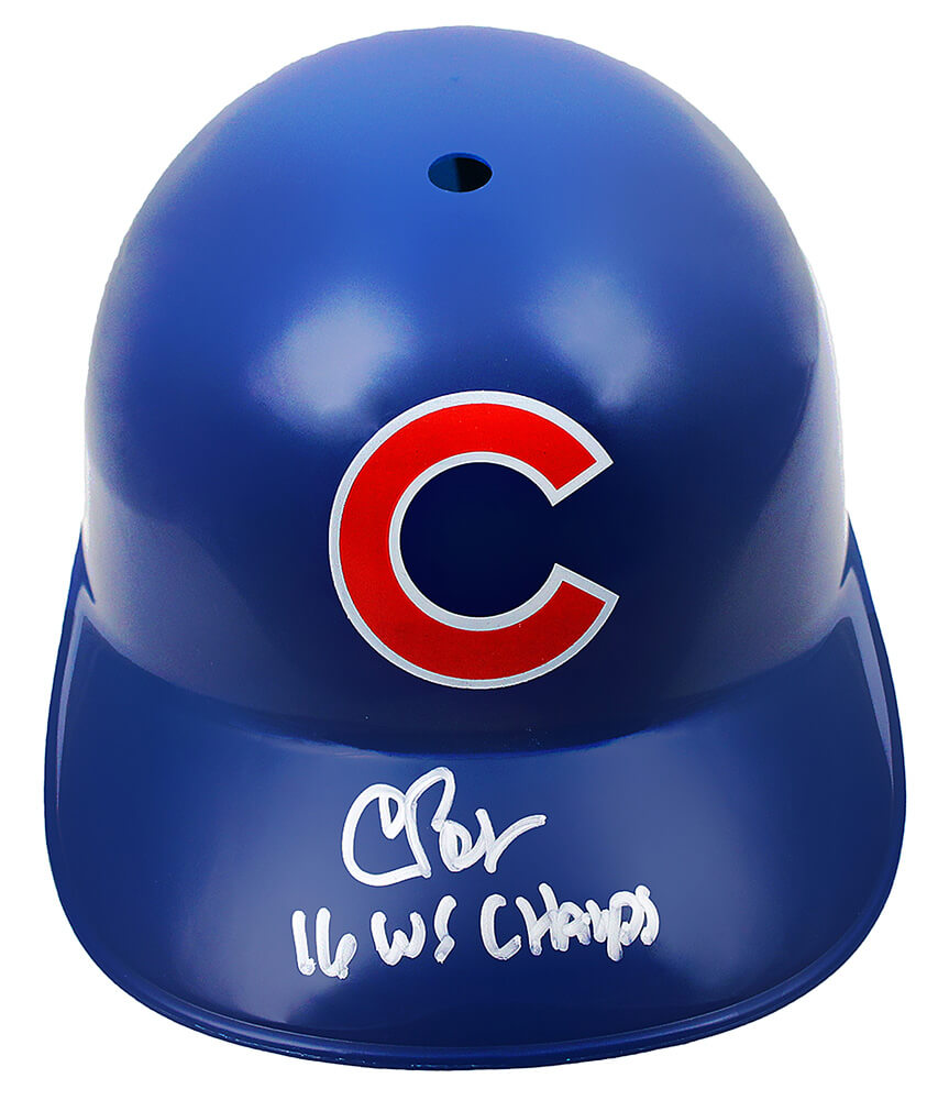 Chris Bosio Signed Chicago Cubs Replica Batting Helmet w/16 WS Champs - BOSBTH100 - Chris Bosio Signed Chicago Cubs Replica Batting Helmet w/16 WS Champs product image