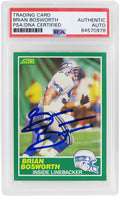 Brian Bosworth Signed Seattle Seahawks 1989 Score Football Card #239 - (PSA Encapsulated) - BOSCAR302 - Brian Bosworth Signed Seattle Seahawks 1989 Score Football Card #239 - (PSA Encapsulated) product image