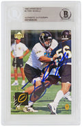 Tony Boselli Signed Jacksonville Jaguars 1995 Upper Deck Football Rookie Card #2 - (Beckett Encapsulated) - BOSCAR315 - Tony Boselli Signed Jacksonville Jaguars 1995 Upper Deck Football Rookie Card #2 - (Beckett Encapsulated) product image
