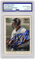 Tony Boselli Signed Jaguars 1995 Topps Rookie Football Trading Card #222 - (PSA Encapsulated) - BOSCAR317 - Tony Boselli Signed Jaguars 1995 Topps Rookie Football Trading Card #222 - (PSA Encapsulated) product image