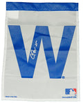 Chris Bosio Signed Chicago Cubs 11x15 White W Garden Flag - BOSFLG100 - Chris Bosio Signed Chicago Cubs 11x15 White W Garden Flag product image