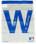 Chris Bosio Signed Chicago Cubs 11x15 White W Garden Flag w/16 WS Champs - BOSFLG101 - Chris Bosio Signed Chicago Cubs 11x15 White W Garden Flag w/16 WS Champs product image