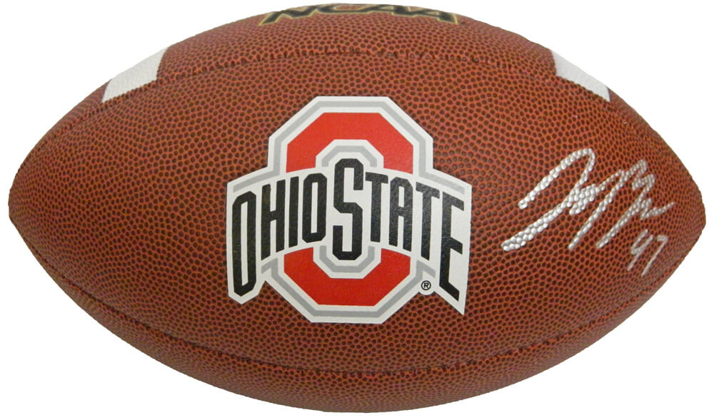 Joey Bosa Signed Ohio State Buckeyes Logo Football - BOSFTB301 - Joey Bosa Signed Ohio State Buckeyes Logo Football product image