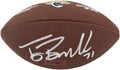 Tony Boselli Signed Jacksonville Jaguars Wilson Brown Logo Football - BOSFTB313 - Tony Boselli Signed Jacksonville Jaguars Wilson Brown Logo Football product image