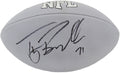 Tony Boselli Signed Wilson MVP Silver Full Size Football - BOSFTB315 - Tony Boselli Signed Wilson MVP Silver Full Size Football product image