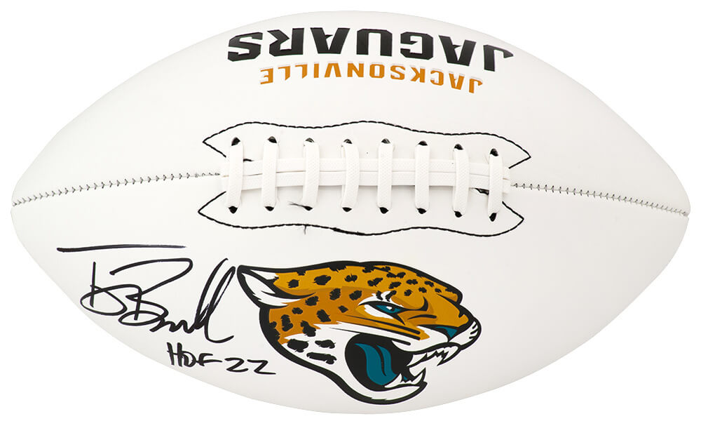 Tony Boselli Signed Jacksonville Jaguars Franklin White Logo Football w/HOF'22 - BOSFTB317 - Tony Boselli Signed Jacksonville Jaguars Franklin White Logo Football w/HOF'22 product image