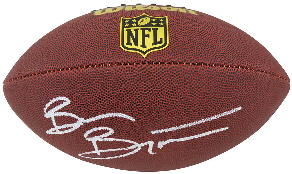 Brian Bosworth Signed Wilson Tailgate Full Size NFL Football - BOSFTB324 - Brian Bosworth Signed Wilson Tailgate Full Size NFL Football product image