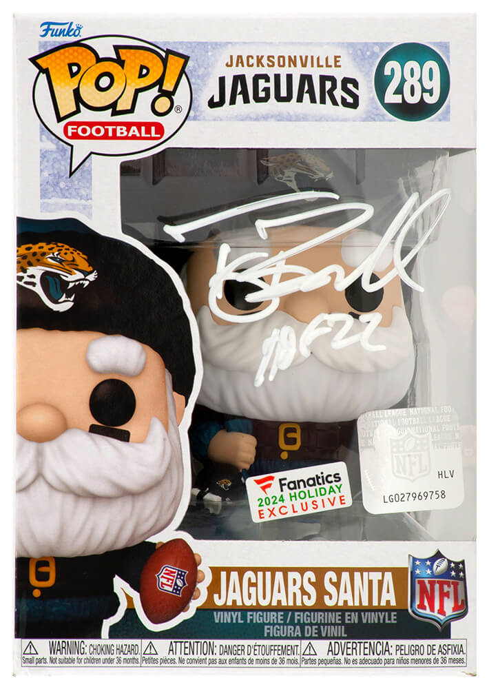 Tony Boselli Signed Jacksonville Jaguars SANTA NFL Funko Pop #289 w/HOF'22 - BOSFUN311 - Tony Boselli Signed Jacksonville Jaguars SANTA NFL Funko Pop #289 w/HOF'22 product image