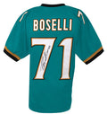 Tony Boselli Signed Teal Custom Football Jersey w/HOF'22 - BOSJRY313 - Tony Boselli Signed Teal Custom Football Jersey w/HOF'22 product image