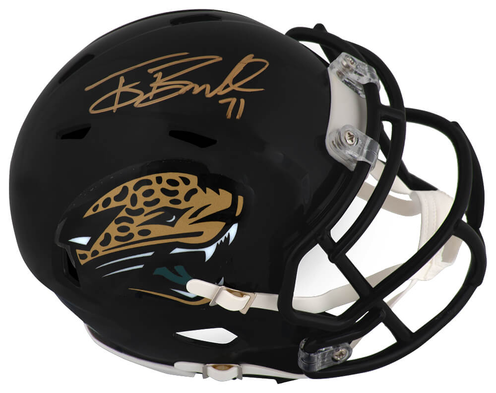 Tony Boselli Signed Jacksonville Jaguars (1995-2012 Style) Riddell Speed Mini Helmet - BOSMIN328 - Tony Boselli Signed Jacksonville Jaguars (1995-2012 Style) Riddell Speed Mini Helmet product image