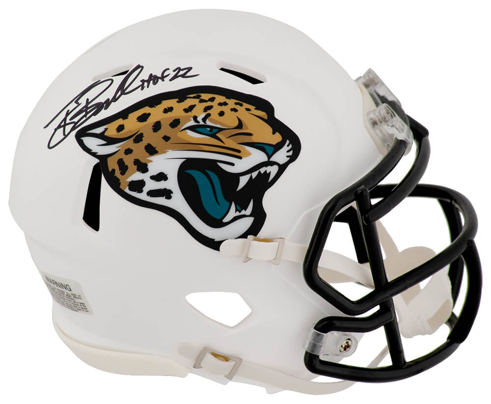 Tony Boselli Signed Jacksonville Jaguars 2024 Alternate White Riddell Speed Mini Helmet w/HOF'22 - BOSMIN330 - Tony Boselli Signed Jacksonville Jaguars 2024 Alternate White Riddell Speed Mini Helmet w/HOF'22 product image