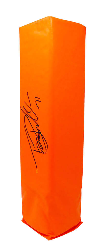 Tony Boselli Signed Orange Endzone Football Pylon - BOSPYL300 - Tony Boselli Signed Orange Endzone Football Pylon product image