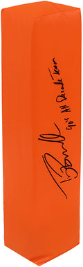 Tony Boselli Signed Champro Orange Endzone Pylon w/90's All Decade Team - BOSPYL302 - Tony Boselli Signed Champro Orange Endzone Pylon w/90's All Decade Team product image
