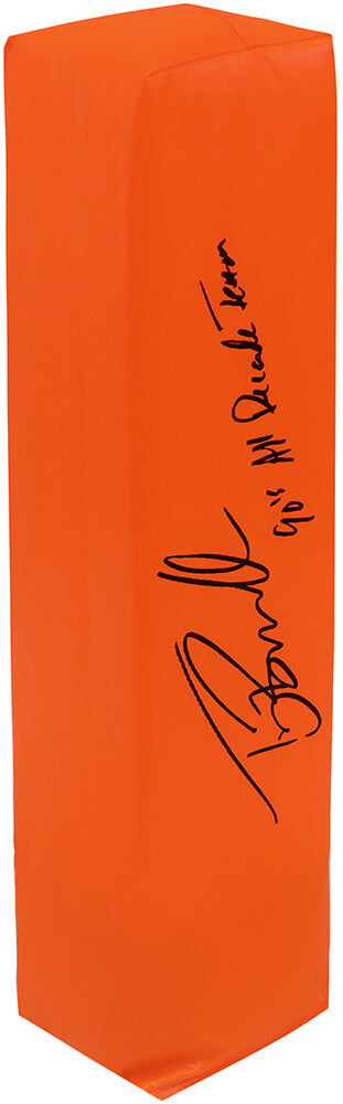 Tony Boselli Signed Champro Orange Endzone Pylon w/90's All Decade Team - BOSPYL302 - Tony Boselli Signed Champro Orange Endzone Pylon w/90's All Decade Team product image