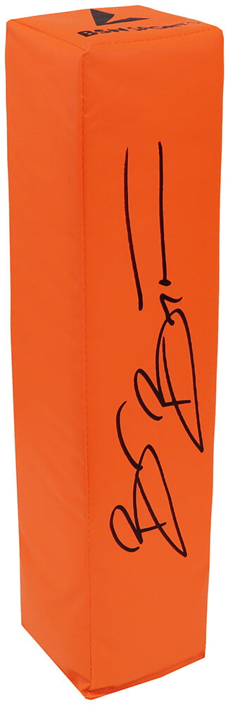 Brian Bosworth Signed BSN Orange Endzone Football Pylon - BOSPYL311 - Brian Bosworth Signed BSN Orange Endzone Football Pylon product image