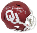 Brian Bosworth Signed Oklahoma Sooners Riddell Full Size Speed Replica Helmet w/The Boz - BOSREP312 - Brian Bosworth Signed Oklahoma Sooners Riddell Full Size Speed Replica Helmet w/The Boz product image