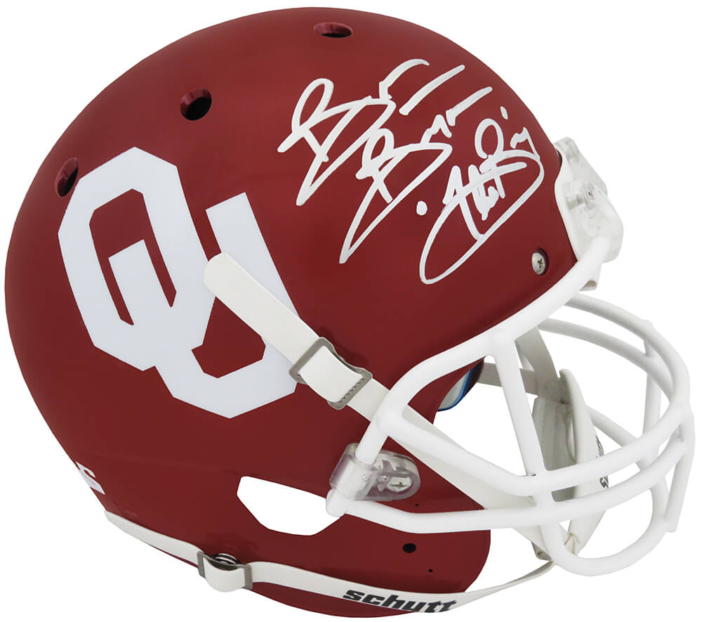 Brian Bosworth Signed Oklahoma Schutt Full Size Replica Helmet w/The Boz - BOSREP315 - Brian Bosworth Signed Oklahoma Schutt Full Size Replica Helmet w/The Boz product image