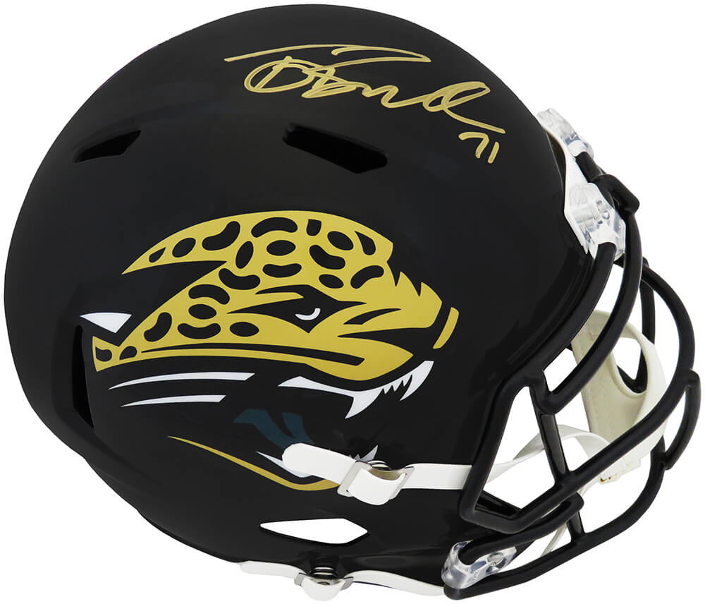 Tony Boselli Signed Jacksonville Jaguars Riddell Full Size Speed Replica Helmet - BOSREP331 - Tony Boselli Signed Jacksonville Jaguars Riddell Full Size Speed Replica Helmet product image