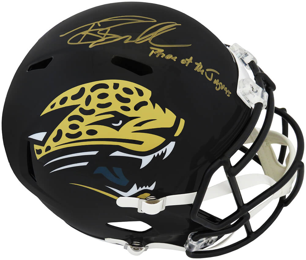 Tony Boselli Signed Jacksonville Jaguars Riddell Full Size Speed Replica Helmet w/Pride of the Jaguars - BOSREP333 - Tony Boselli Signed Jacksonville Jaguars Riddell Full Size Speed Replica Helmet w/Pride of the Jaguars product image
