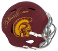 Tony Boselli Signed USC Trojans Riddell Full Size Speed Replica Helmet w/CHOF - BOSREP338 - Tony Boselli Signed USC Trojans Riddell Full Size Speed Replica Helmet w/CHOF product image