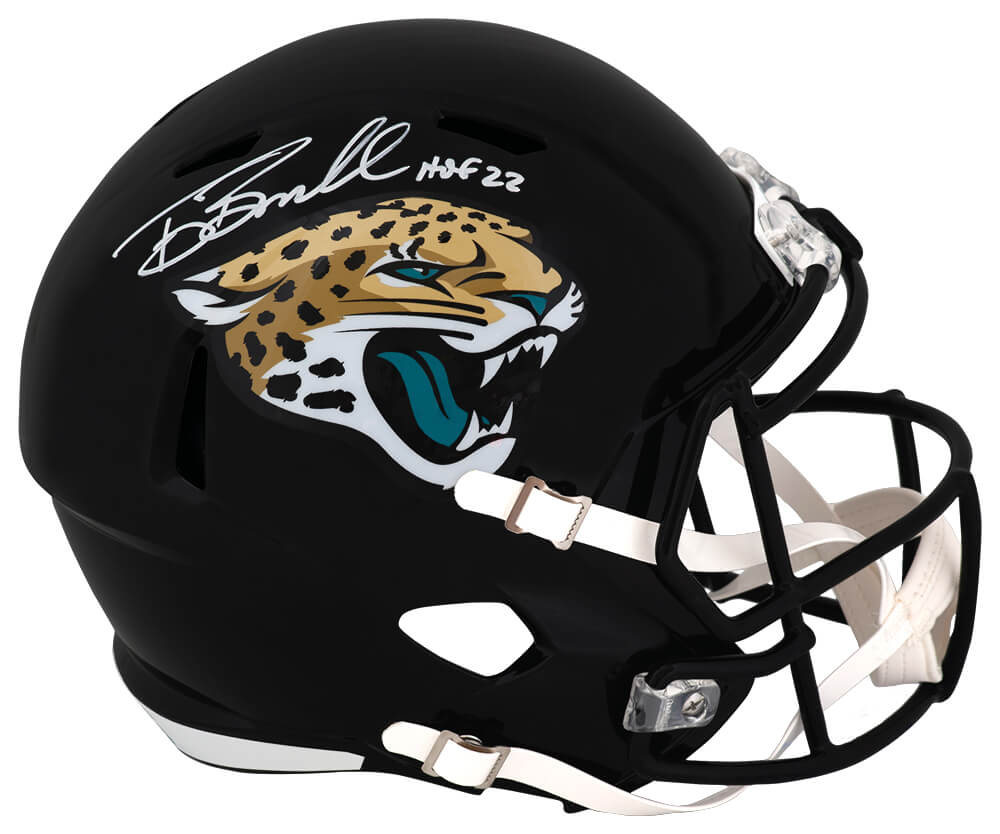 Tony Boselli Signed Jaguars (Current Style) Riddell Full Size Speed Replica Helmet w/HOF'22 - BOSREP339 - Tony Boselli Signed Jaguars (Current Style) Riddell Full Size Speed Replica Helmet w/HOF'22 product image