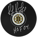 Ray Bourque Signed Boston Bruins Logo Hockey Puck w/HOF'04 - BOUPUC405 - Ray Bourque Signed Boston Bruins Logo Hockey Puck w/HOF'04 product image