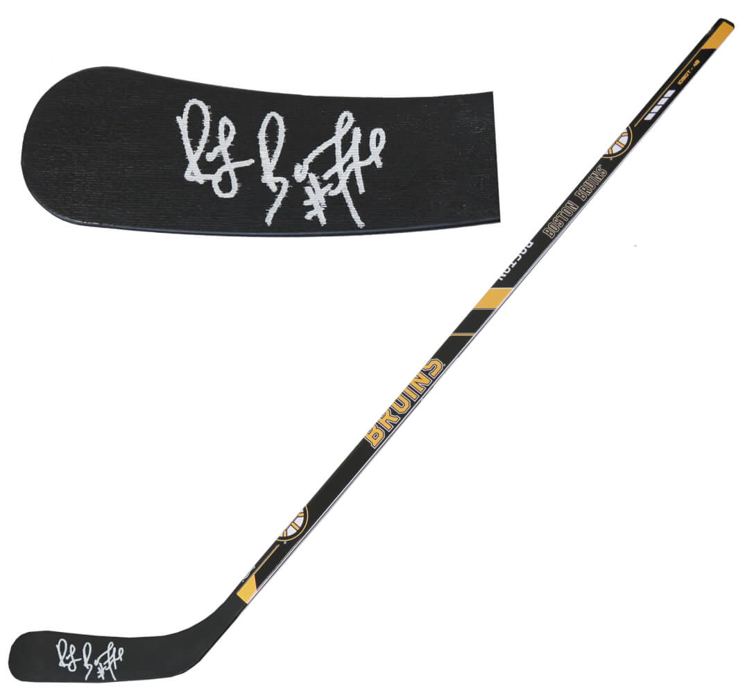 Ray Bourque Signed Boston Bruins Franklin 48 Inch Full Size Hockey Stick - BOUSTK400 - Ray Bourque Signed Boston Bruins Franklin 48 Inch Full Size Hockey Stick product image