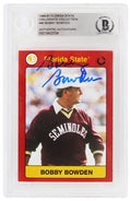 Bobby Bowden Signed Florida State 1990-91 Collegiate Collection Trading Card #60 - (Beckett Encapsulated) - BOWCAR301 - Bobby Bowden Signed Florida State 1990-91 Collegiate Collection Trading Card #60 - (Beckett Encapsulated) product image