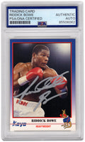 Riddick Bowe Signed 1991 Kayo Boxing Trading Card #171 - (PSA Encapsulated) - BOWCAR503 - Riddick Bowe Signed 1991 Kayo Boxing Trading Card #171 - (PSA Encapsulated) product image