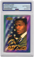 Riddick Bowe Signed 1996 Ringside Boxing Trading Card #2 - (PSA Encapsulated) - BOWCAR504 - Riddick Bowe Signed 1996 Ringside Boxing Trading Card #2 - (PSA Encapsulated) product image