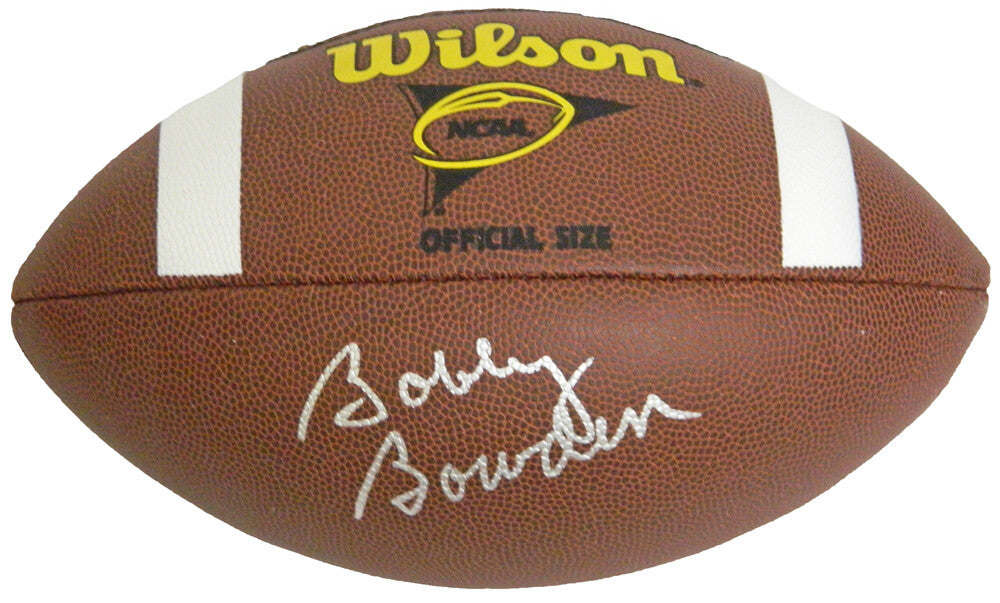 Bobby Bowden Signed Wilson NCAA Full Size Composite Football - BOWFTB300 - Bobby Bowden Signed Wilson NCAA Full Size Composite Football product image