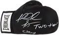 Riddick Bowe Signed Everlast Black Boxing Glove w/Two Time Champ - BOWGLV507 - Riddick Bowe Signed Everlast Black Boxing Glove w/Two Time Champ product image