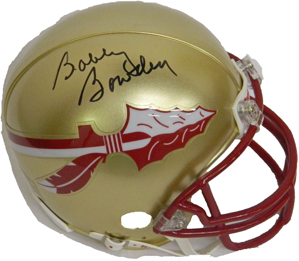 Bobby Bowden Signed Florida State Seminoles Riddell  Mini Helmet - BOWMIN300 - Bobby Bowden Signed Florida State Seminoles Riddell Mini Helmet product image