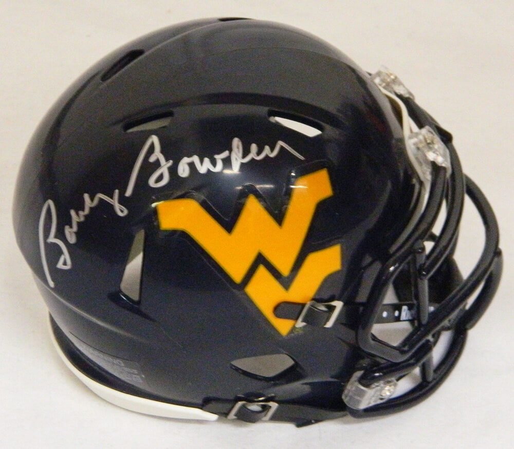 Bobby Bowden Signed West Virginia Riddell Speed Mini Helmet - BOWMIN302 - Bobby Bowden Signed West Virginia Riddell Speed Mini Helmet product image