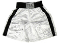 Thomas Hearns, Pernell Whitaker, Michael Spinks & Ray Mancini Multi Signed Everlast White Trunks w/HOF Years - BOXTRU500 - Thomas Hearns, Pernell Whitaker, Michael Spinks & Ray Mancini Multi Signed Everlast White Trunks w/HOF Years product image