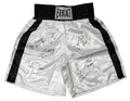 7 Former Boxing Heavyweight Champions Multi Signed Everlast White Boxing Trunks With Champion Years Inscriptions - BOXTRU501 - 7 Former Boxing Heavyweight Champions Multi Signed Everlast White Boxing Trunks With Champion Years Inscriptions product image