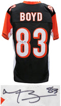 Tyler Boyd Signed Black Custom Football Jersey - BOYJRY300 - Tyler Boyd Signed Black Custom Football Jersey product image