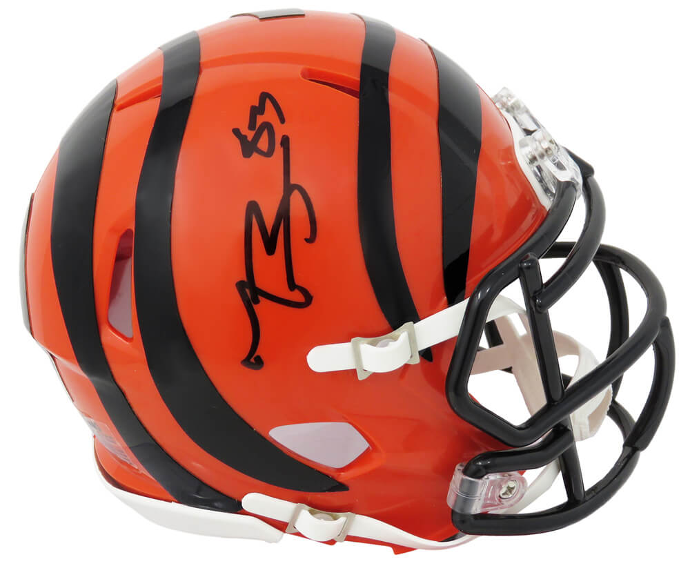 Tyler Boyd Signed Cincinnati Bengals Riddell Speed Mini Helmet - BOYMIN300 - Tyler Boyd Signed Cincinnati Bengals Riddell Speed Mini Helmet product image