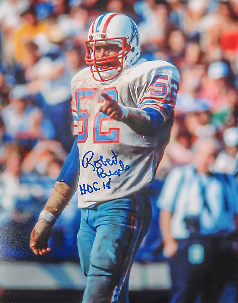 Robert Brazile Signed Houston Oilers 8x10 Photo w/HOF'18 - BRA08P313 - Robert Brazile Signed Houston Oilers 8x10 Photo w/HOF'18 product image