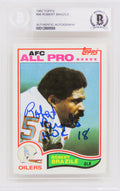 Robert Brazile Signed Houston Oilers 1982 Topps Football Card #96 w/HOF'18 - (Beckett Encapsulated) - BRACAR301 - Robert Brazile Signed Houston Oilers 1982 Topps Football Card #96 w/HOF'18 - (Beckett Encapsulated) product image